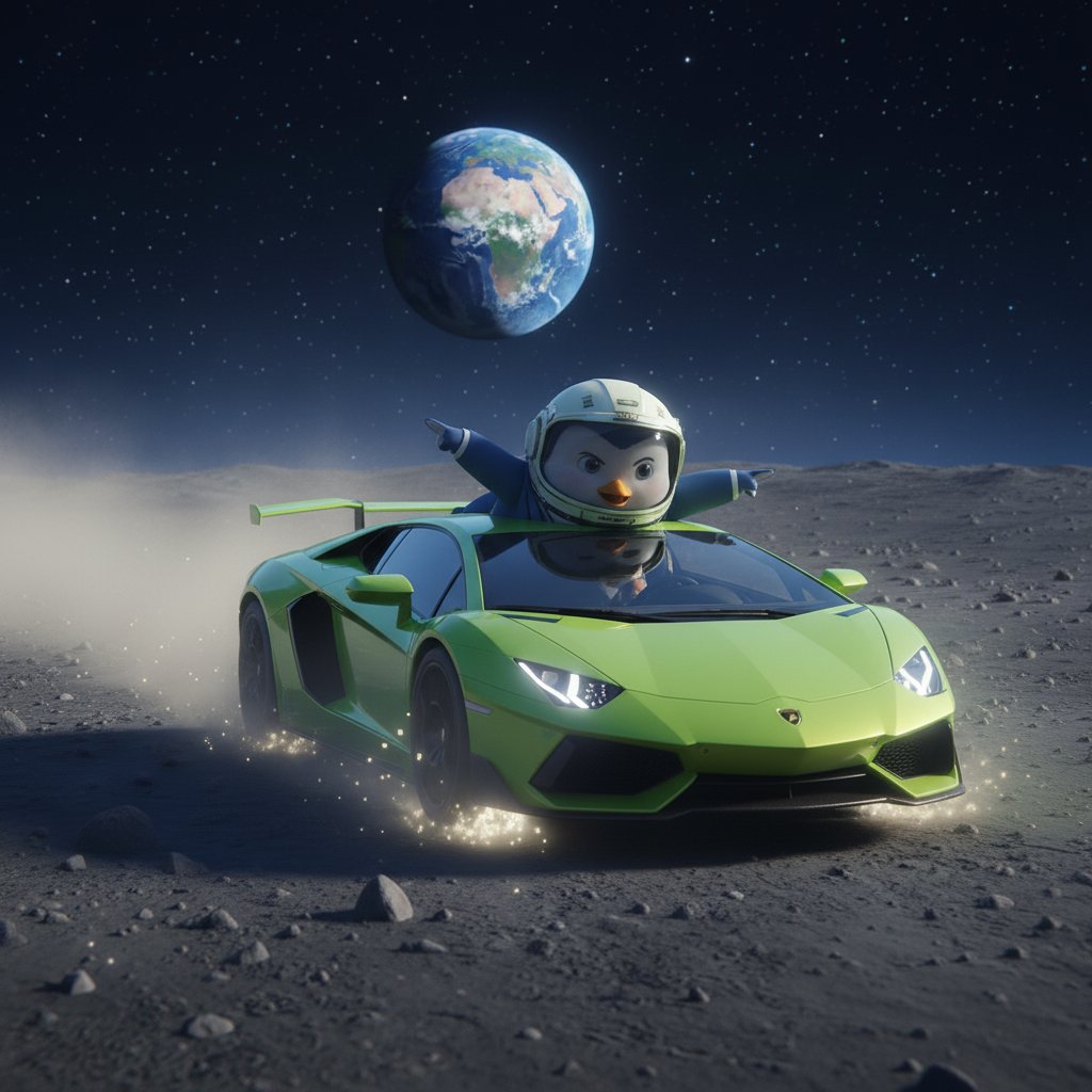 Still going to the moon. ETA currently not available.