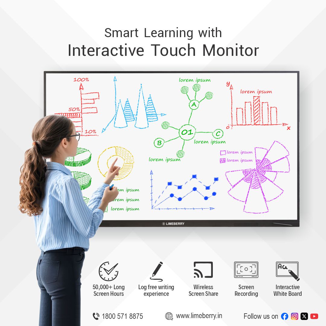 LimeberryTv's tweet photo. Step into the future of collaboration with Limeberry Interactive Touch Monitor 4K — the ultimate fusion of performance, clarity, and touch precision.
#InteractiveTouchMonitor #Limeberry #4KDisplay #SmartLearning #DigitalClassroom #SmartOffice #TouchScreenDisplay https://t.co/ITp9vg0iro
