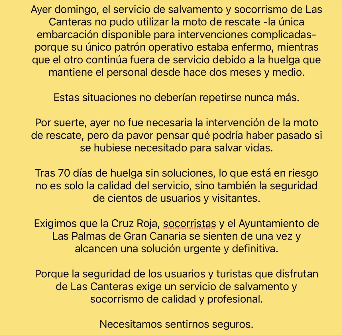 📢 <a href="/CruzRojaLP/">Cruz Roja Las Palmas</a> <a href="/aytolpgc/">Ayuntamiento de Las Palmas de Gran Canaria</a>