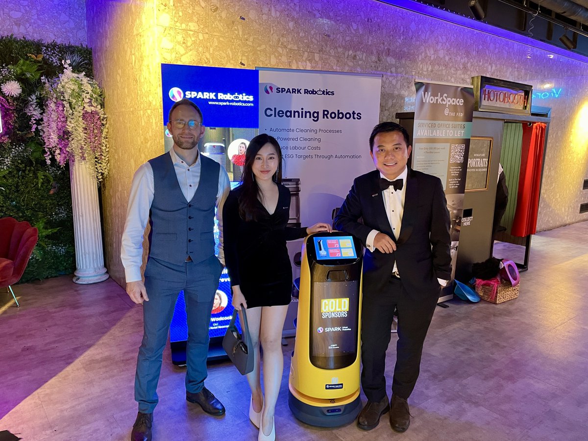 SparkEPOS's tweet image. SPARK Robotics was proud to be the gold sponsor at the North East Hotels Association Awards 2025! 🌟 

We celebrated the exceptional talent driving hospitality forward in the North East. 

Congratulations to all nominees and winners! 

#NEHA25 #HotelRobots #HospitalityRobots