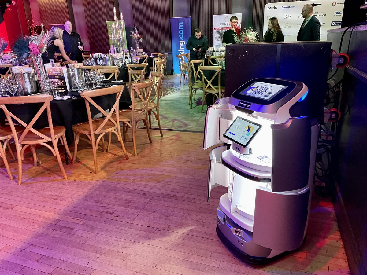 SparkEPOS's tweet image. SPARK Robotics was proud to be the gold sponsor at the North East Hotels Association Awards 2025! 🌟 

We celebrated the exceptional talent driving hospitality forward in the North East. 

Congratulations to all nominees and winners! 

#NEHA25 #HotelRobots #HospitalityRobots