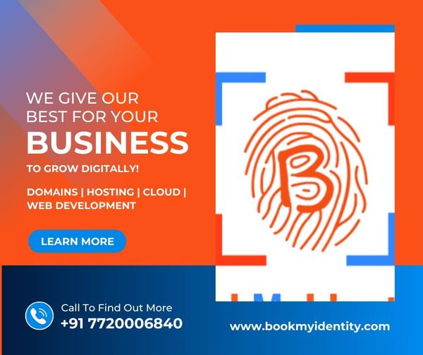 bookmyidentity's tweet image. &quot;Take your business online to expand on a global note with Book My Identity and get domain names and hosting packages at the most cost-competitive price, along with SSL security certificates.  Visit bookmyidentity.com 
#bookmyidentity #webservices #domainservices #domains