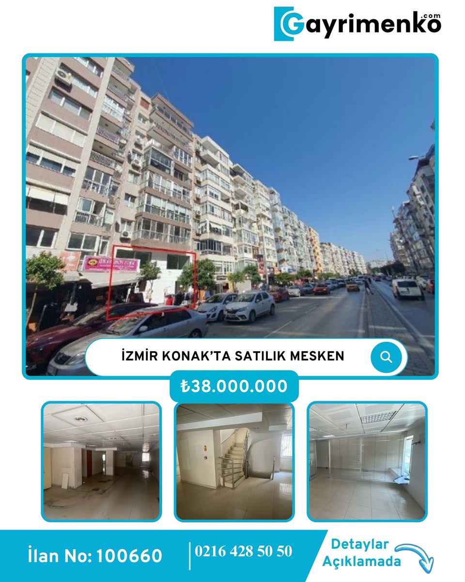 gayrimenko's tweet photo. 📢📍İzmir Konak Üçkuyular Mahallesi’nde 368 m² satılık mesken ve dükkan için online ihale çok yakında.
İhaleyi başlatmak için bizimle iletişime geçin!

Detaylı bilgi⏩ https://t.co/HRWVkYypYX
☎ 0216 428 50 50

#Onlineİhale #YatırımFırsatı #Satılık #Mesken #Dükkan #Gayrimenko https://t.co/MXrZYKh7az