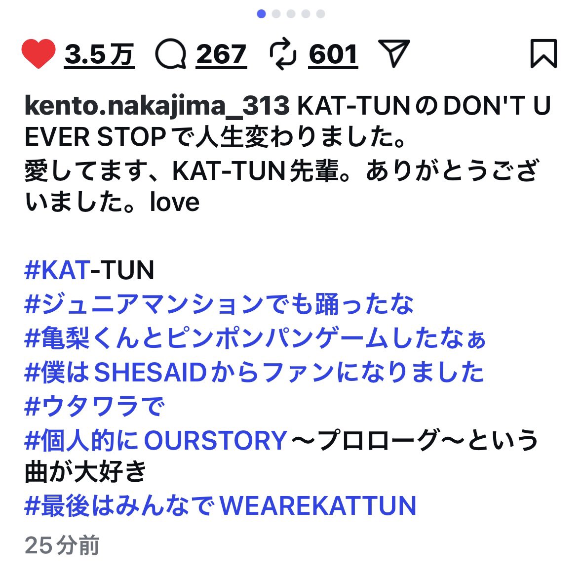 pompomKpink23's tweet image. ケンティありがとう♡
We are  KAT-TUN！！
＃KATTUN
＃中島健人
＃BreaktheKATTUN
instagram.com/p/DQ35xzLEjjI/…