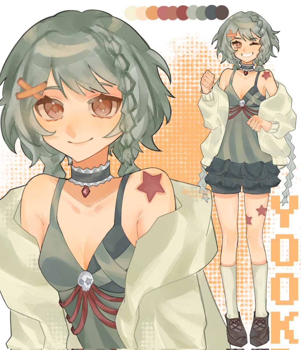 hello everyone! it's been a while :3
i made an OCsona, i finally have main oc to draw mwehehe

#oc