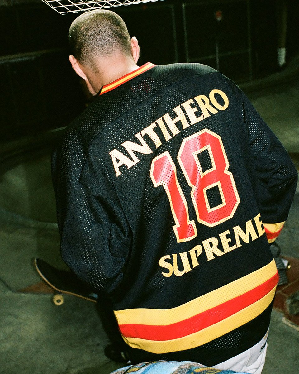 Supreme x ANTIHERO Stadium Jacket Blue Supreme x ANTIHERO Stadium