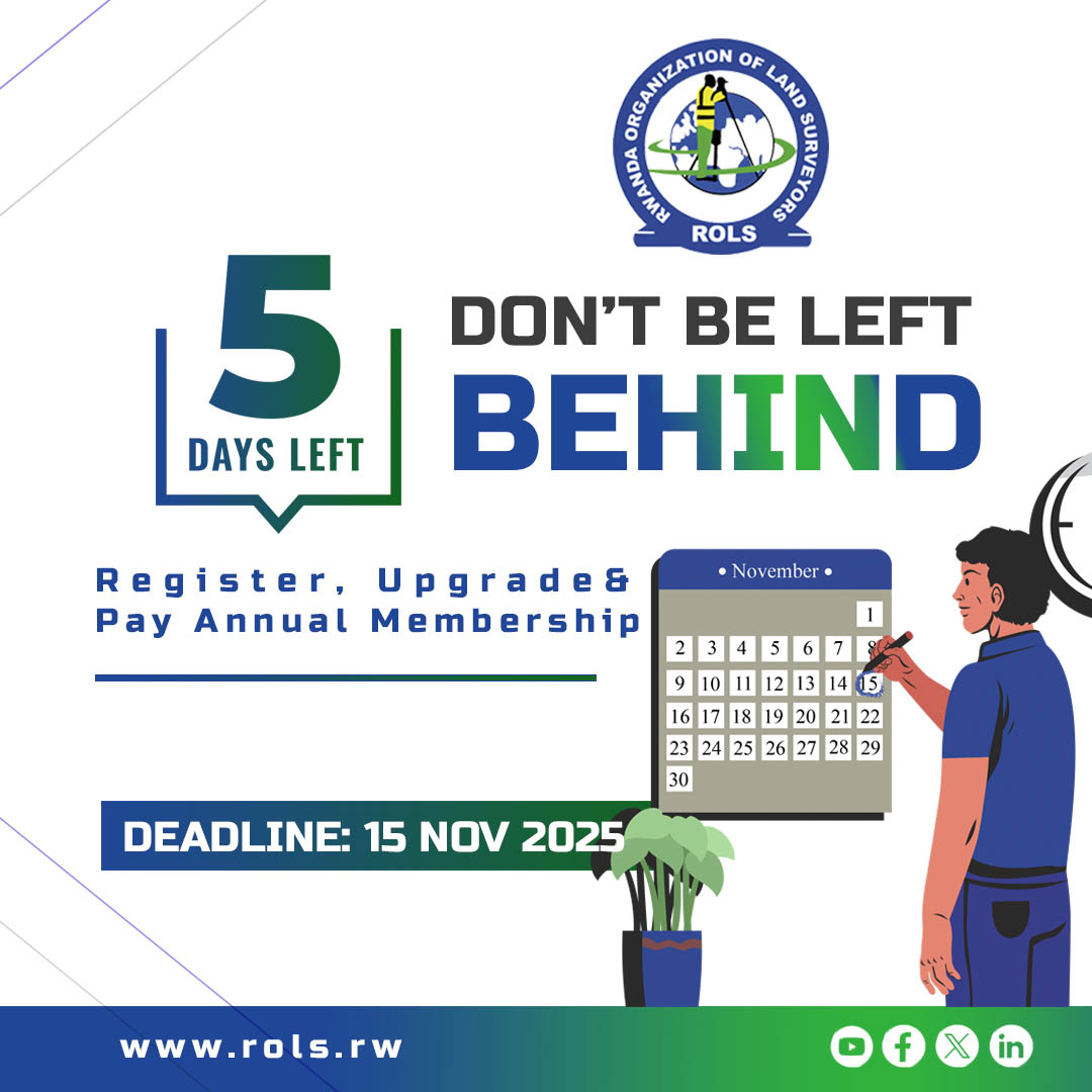 Rwanda Organization of Land Surveyors ROLS tweet media