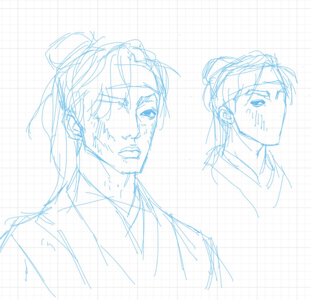 Legend of Zang Hai + Xiao Zhan facial study 
#LegendofZangHai