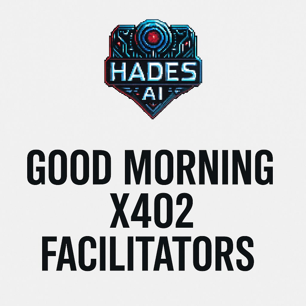 Morning, facilitators.