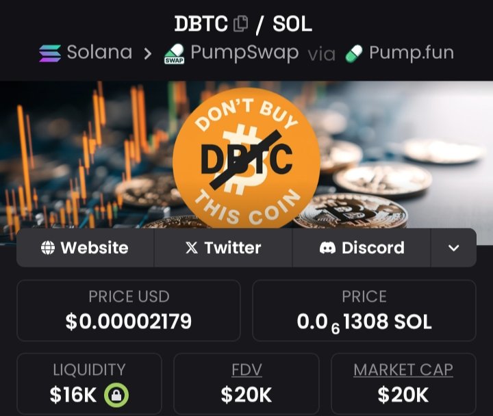 Magictradersig's tweet image. #DBTC Spotlighted at $20K  To $110K Mcap in my alpha Tg.⚡⚡⚡

Follow+DM to join my Private TG 

The gain is massive bro, don&apos;t dull there&apos;s no need to wait cause we&apos;re celebrating 🎉 🎇 🦅 🎇 

CA:GHQKhAtnMdtCA5Gh3drhahenLH1VDqnQYqzmzRzmpump

#Binance #solana #memecoin #BTCUSDT…