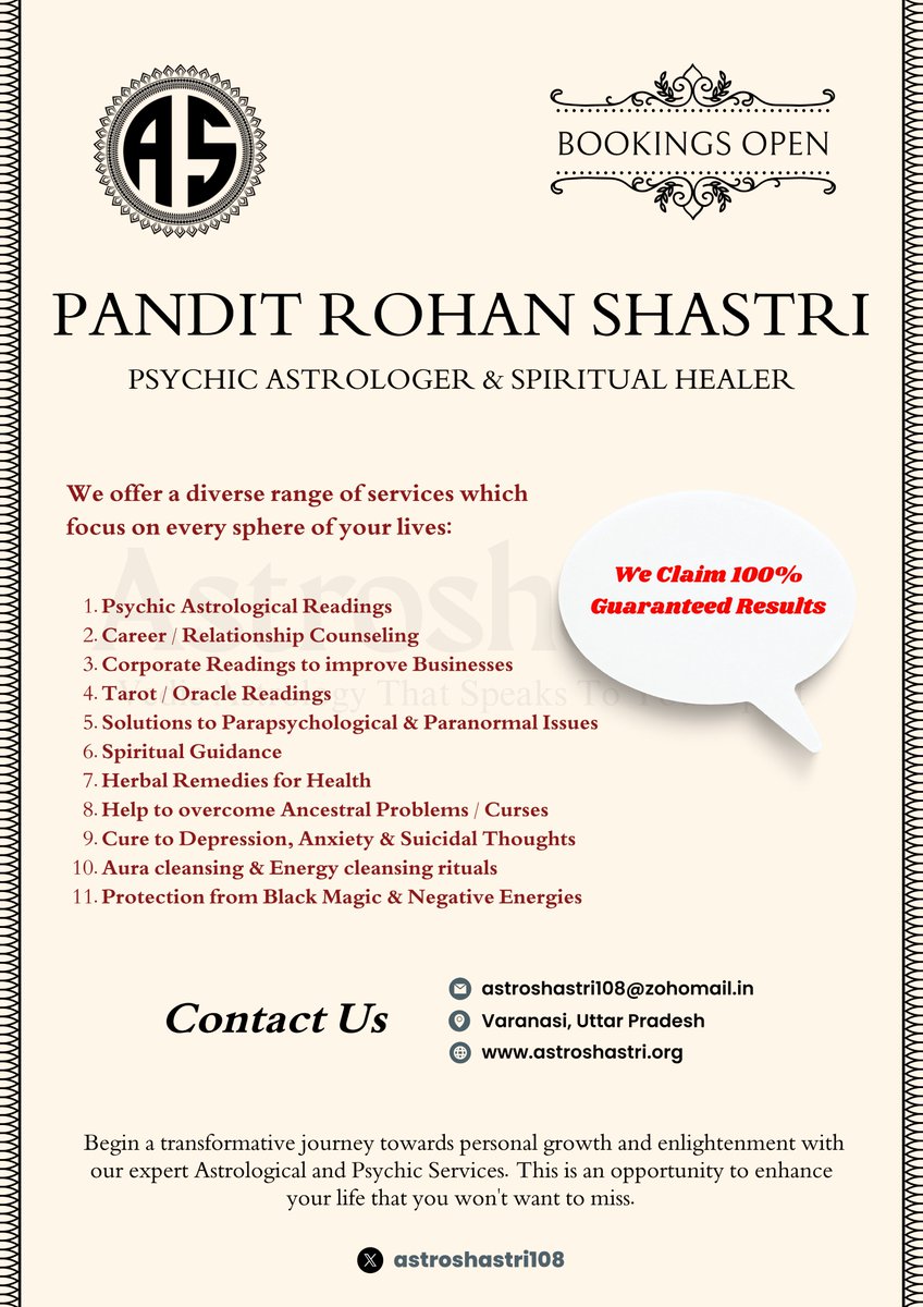 Pandit Rohan Shastri (@astroshastri108) / Posts / X