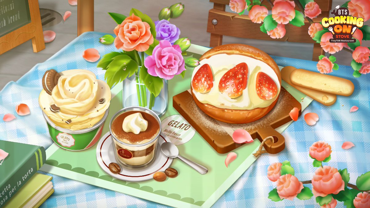 BTS Cooking On STOVE : TinyTAN Restaurant tweet media