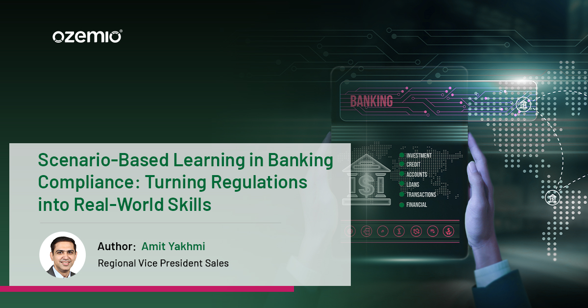 Read the blog to see how banks are using Ozemio’s experiential learning to turn compliance into a truly competitive edge.
ozemio.com/blog/scenario-…

#experientiallearning #compliance #banking #scenariobasedlearning #learninganddevelopment #customlearning #ozemio