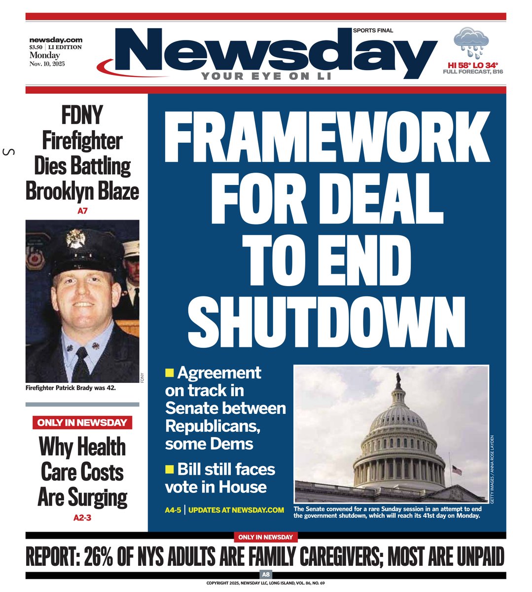 today's @newsday front page