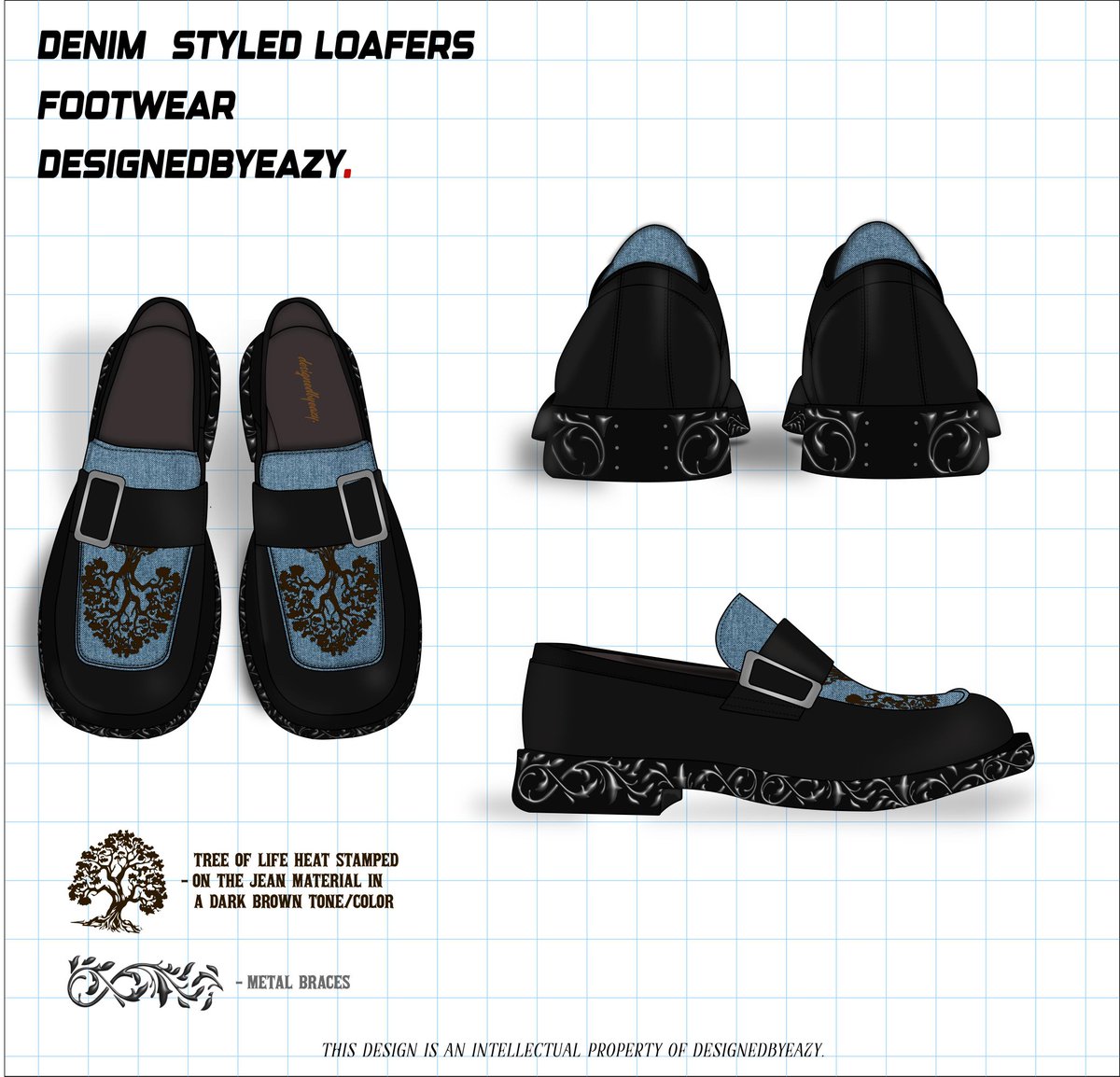 Zerodoesntowe's tweet image. DENIM STYLED LOAFERS BY ME 
please fw me 
Not your regular loafers 😙
Like, retweet, quote.