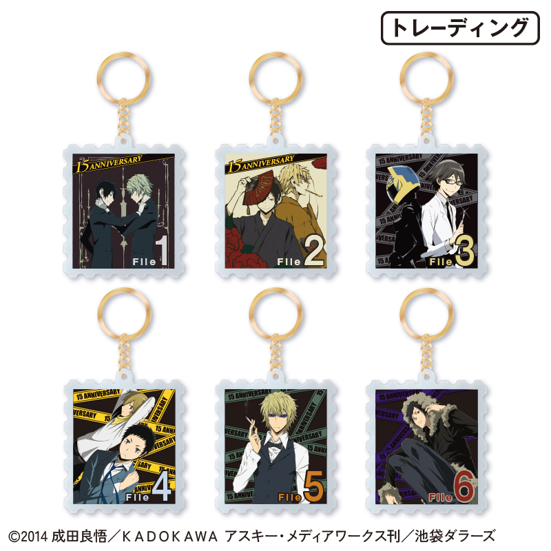 好評販売中】 TVアニメ「デュラララ!!×2」15周年記念オリジナルグッズ