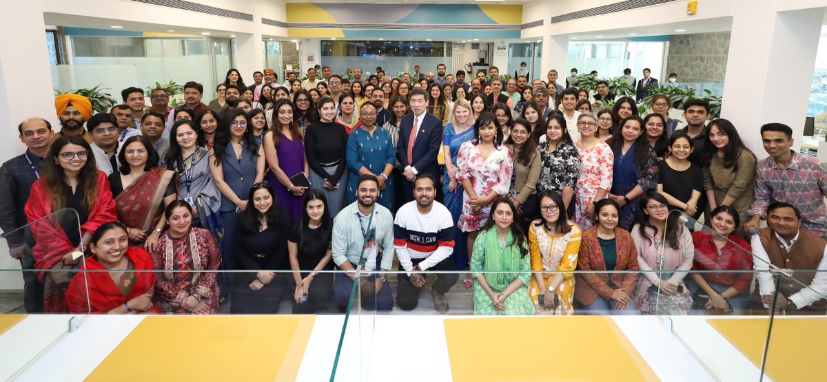 💙 A truly energising exchange today between <a href="/HaoliangXu/">Haoliang Xu</a>, <a href="/UN/">United Nations</a> Under-Secretary-General &amp; Acting Administrator <a href="/UNDP/">UN Development</a> and team <a href="/UNDP_India/">UNDP India</a>. 

From climate action and stronger health systems to #SDGs localisation and inclusive #AI, the focus was clear: <a href="/UNDP/">UN Development</a> stands ready to support