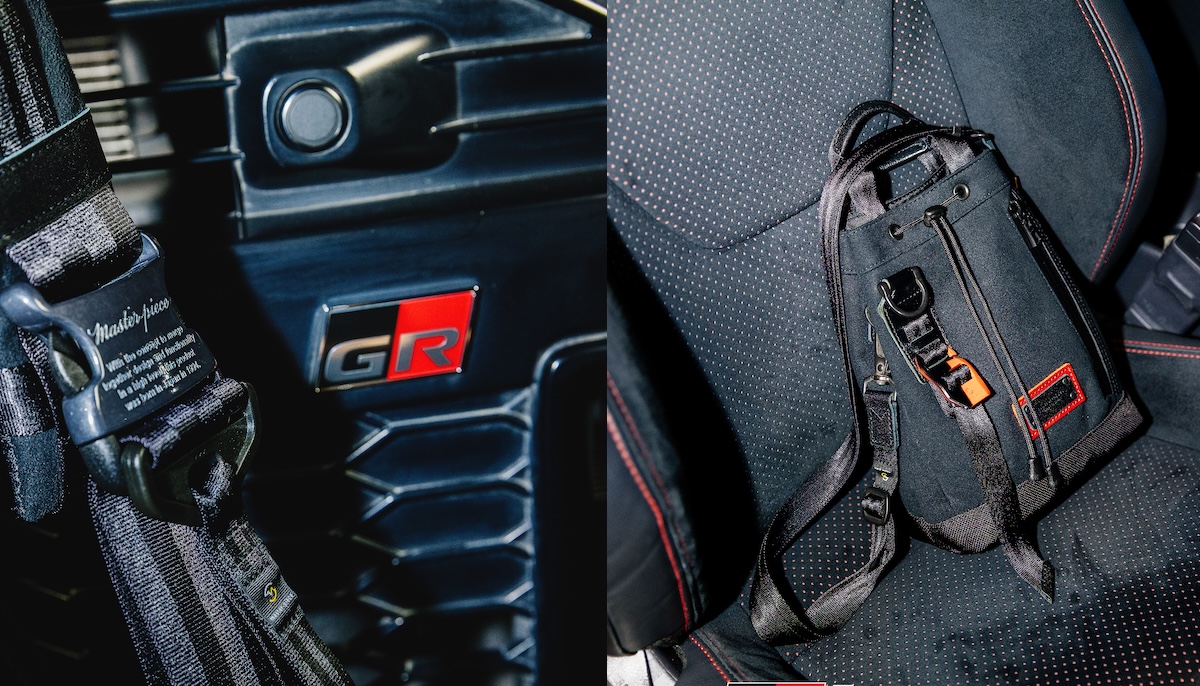 トヨタGRとマスターピースによる異色コラボ。アップサイクル素材を使用した贅沢なバッグコレクションが誕生！ web.goout.jp/gear/446847/