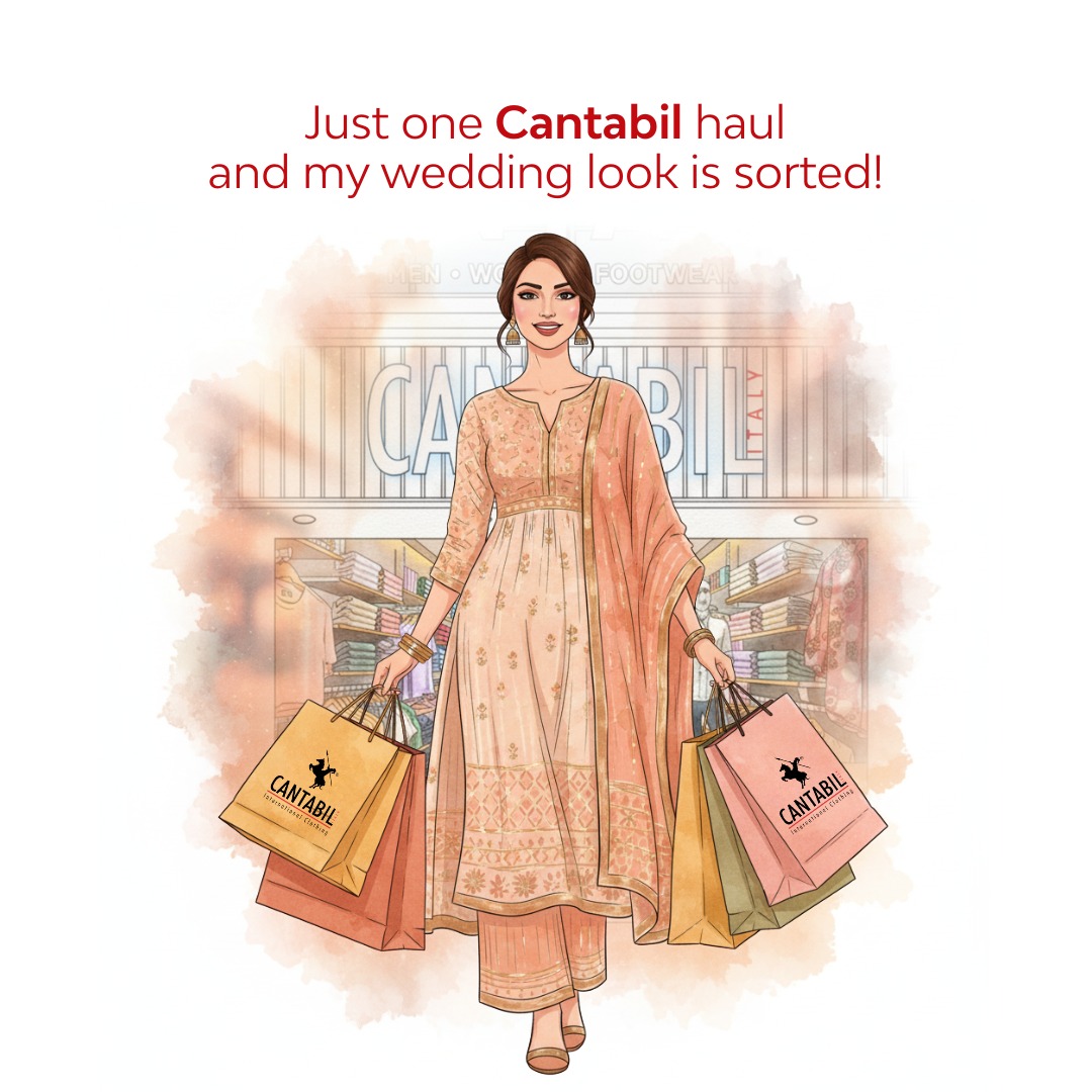 One Cantabil shopping trip and suddenly my entire wedding look makes perfect sense.

#cantabil #cantabilfashion #menswear #womenswear #cantabilstyle #OOTD #CantabilIndia #Monday #weekdays #shopping