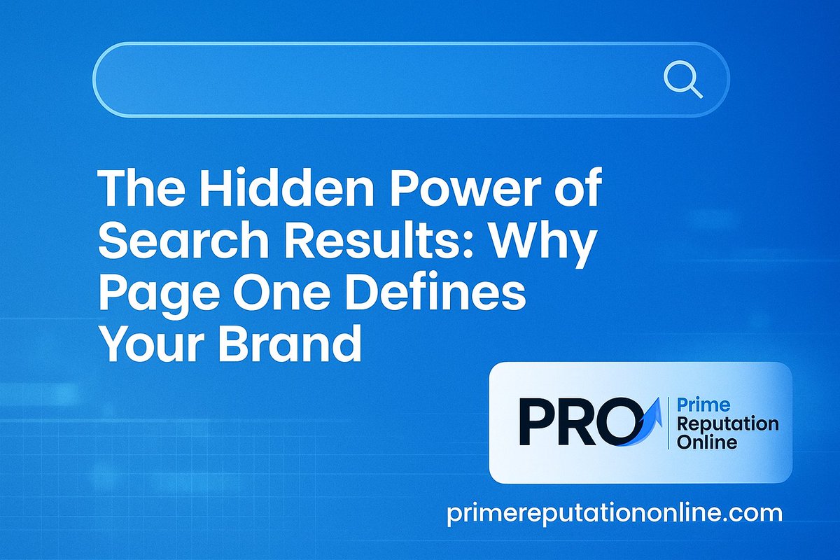 primeORM's tweet photo. I just published The Hidden Power of Search Results: Why Page One Defines Your Brand https://t.co/Mh1dCWFmGd https://t.co/LQ4UhbxqZe
