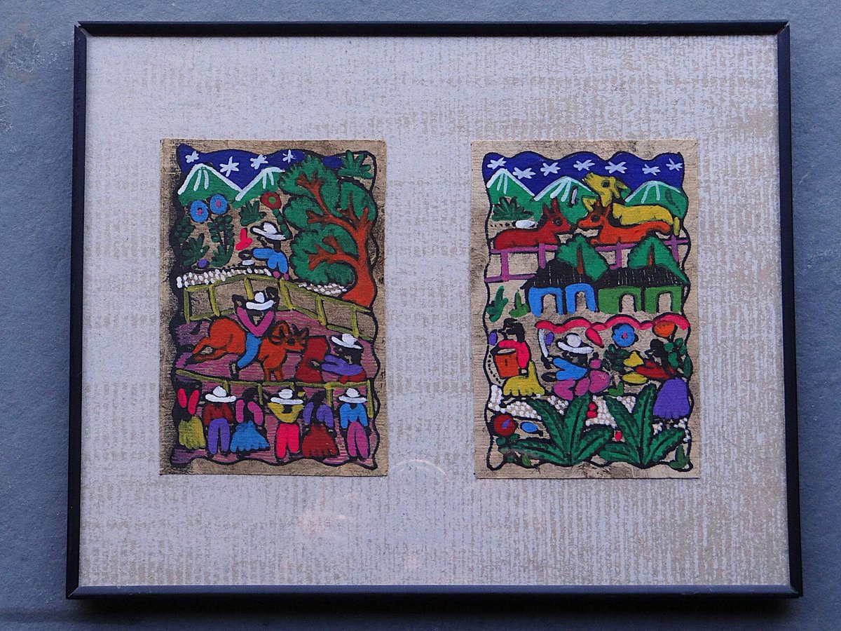 elementsdeco's tweet image. Handmade Mexican Bark Paintings on Amate Paper, Indigenous Folk Art Harvest Festival Set #TraditionalPaintings #Mexico #naive #wiseshopper 

authenticbyclaire.etsy.com/listing/186680…