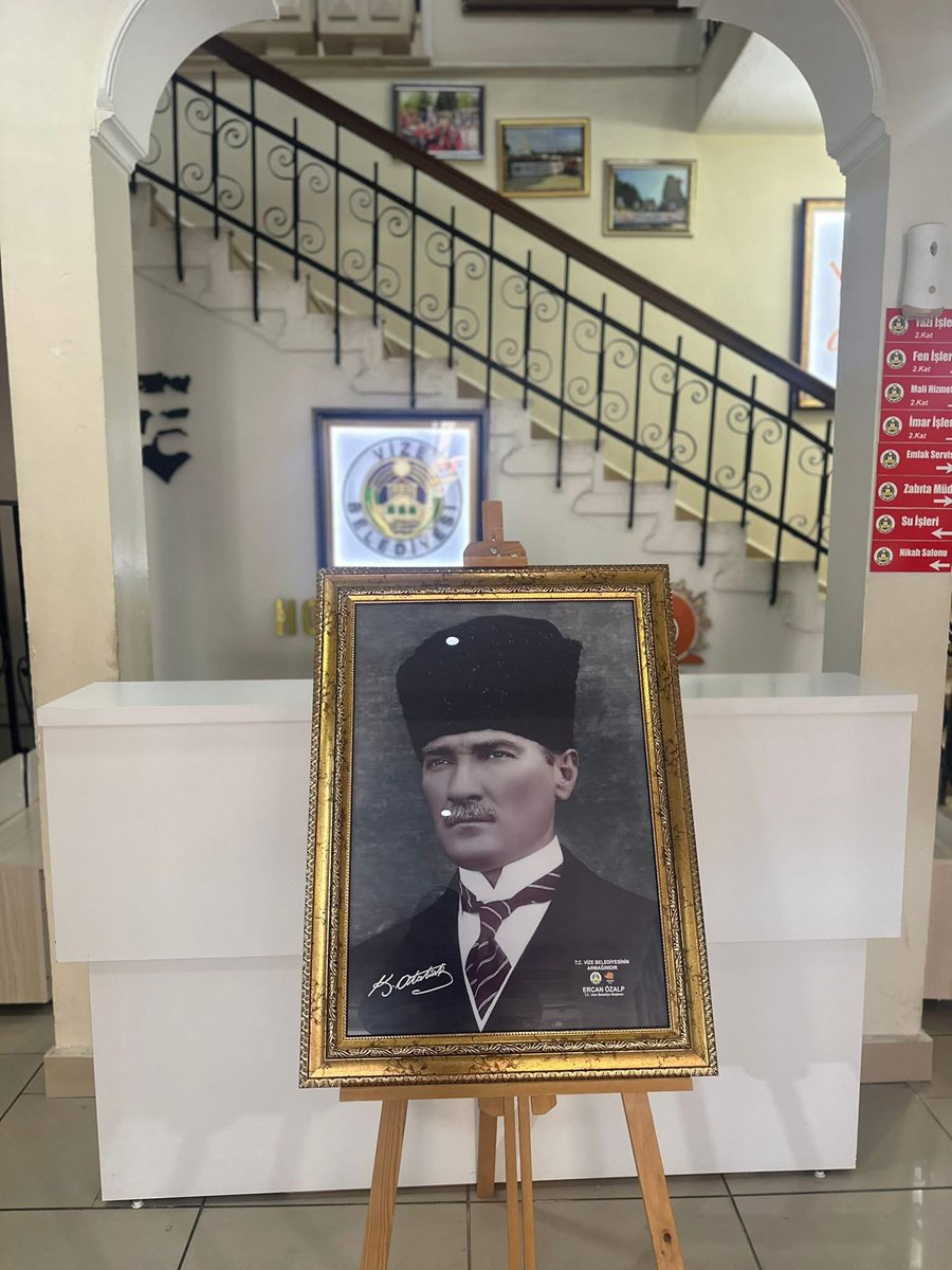 İZİNDEYİZ ATAM ! Sonsuz Saygı,Rahmet ve Özlemle Anıyoruz... #10Kasım #VizeBelediyesi