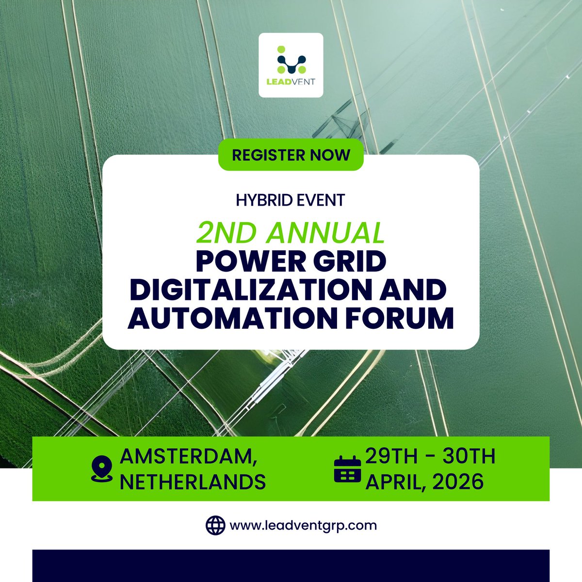 leadvent's tweet image. Join us for the 2nd Annual Power Grid Digitalization and Automation Forum

This premier global event is dedicated to transforming power grids through cutting-edge digitalization and automation.
-bit.ly/3EcWPlS

#PowerGrid #GridAutomation #SmartGrid #DigitalEnergy #Energy