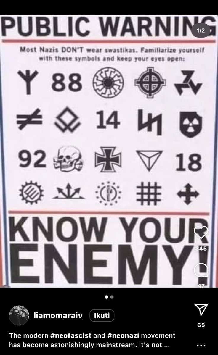 <a href="/LilithLovett/">☠️ Lilith Lovett ☠️ same @ on 💙☁️🦋</a> kebodohan yg terang-terangan,
*gott mit uns &amp; totenkopf (propaganda tentara nazi)
*goodnight left side &amp; anti antifa (neo nazi)
dan gong nya ada celtic cross white superiority anjeng, padahal mereka coklat dan coklat tua 🥲🤣