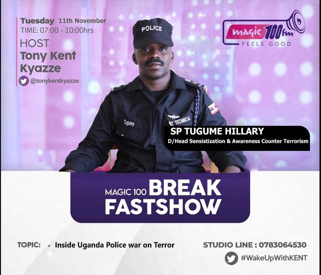 tonykentkyazze's tweet image. Counter-Terrorism | Understanding the Threat

●What is terrorism?

●How does @PoliceUg detect, prevent and respond to it?

Join the conversation LIVE on @ubcmagic100fm
Tuesday, November 11, 2025
[7:00am – 10:00am]

#WakeUpWithKENT

#SecurityMatters #StayInformed