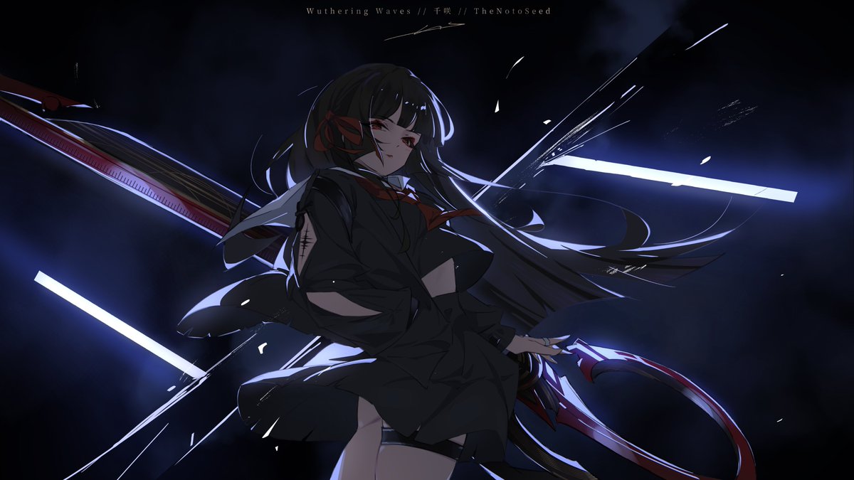 鳴潮の千咲描きました。#WutheringWaves #鳴潮 #鳴潮コレクション