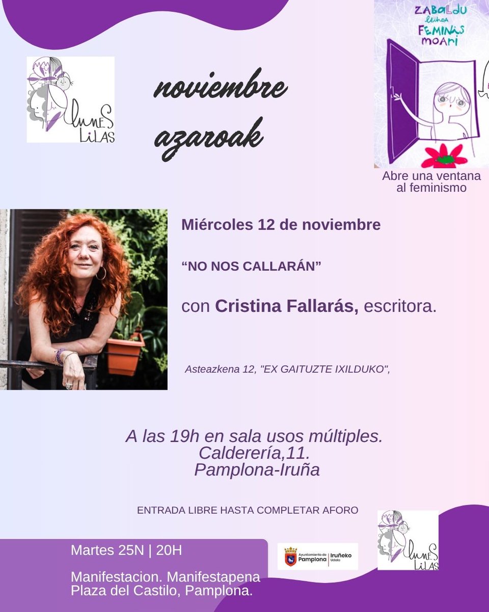 Lunes Lilas Navarra Astelehen Lilak Nafarroa tweet media