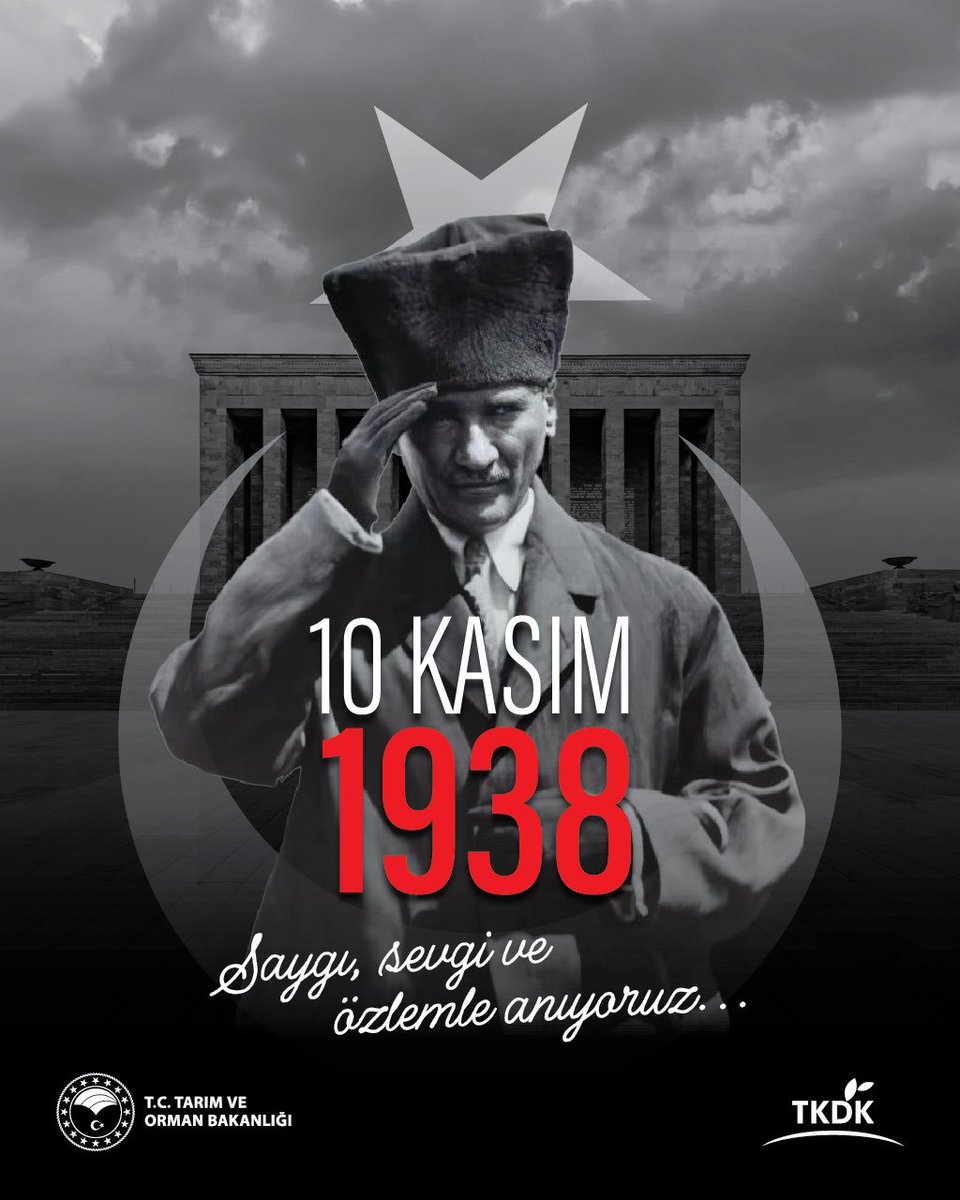 Cumhuriyetimizin banisi, Millî Mücadelemizin başkomutanı Gazi Mustafa Kemal Atatürk’ü, ebediyete irtihalinin 87. yıl dönümünde saygı, özlem ve minnetle anıyoruz.
#10Kasim