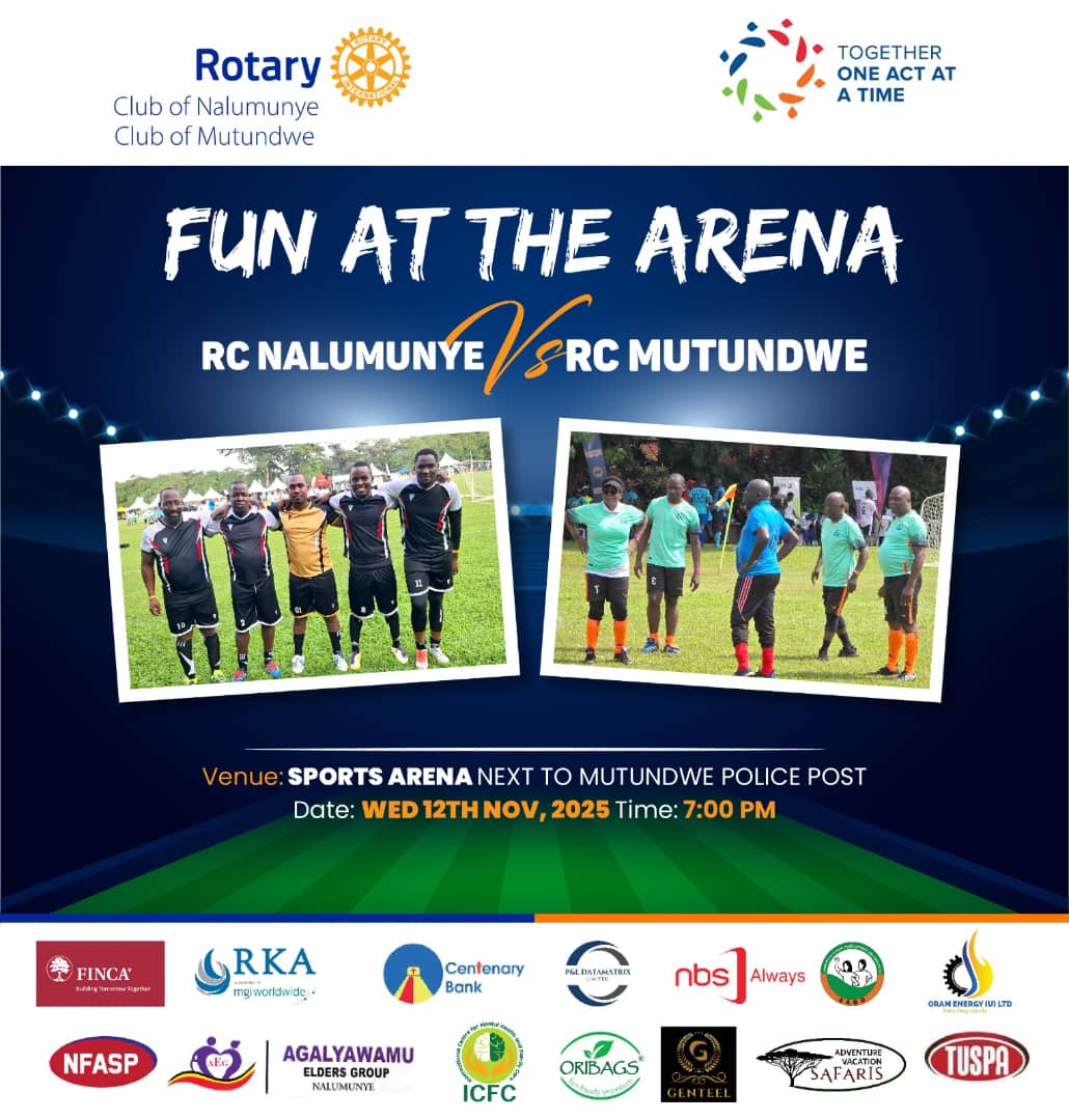 AS WE CONTINUE TO UNITE IN SERVICE.

WEDNESDAY IS THE DAY

THE MATCH OF ALL TIME