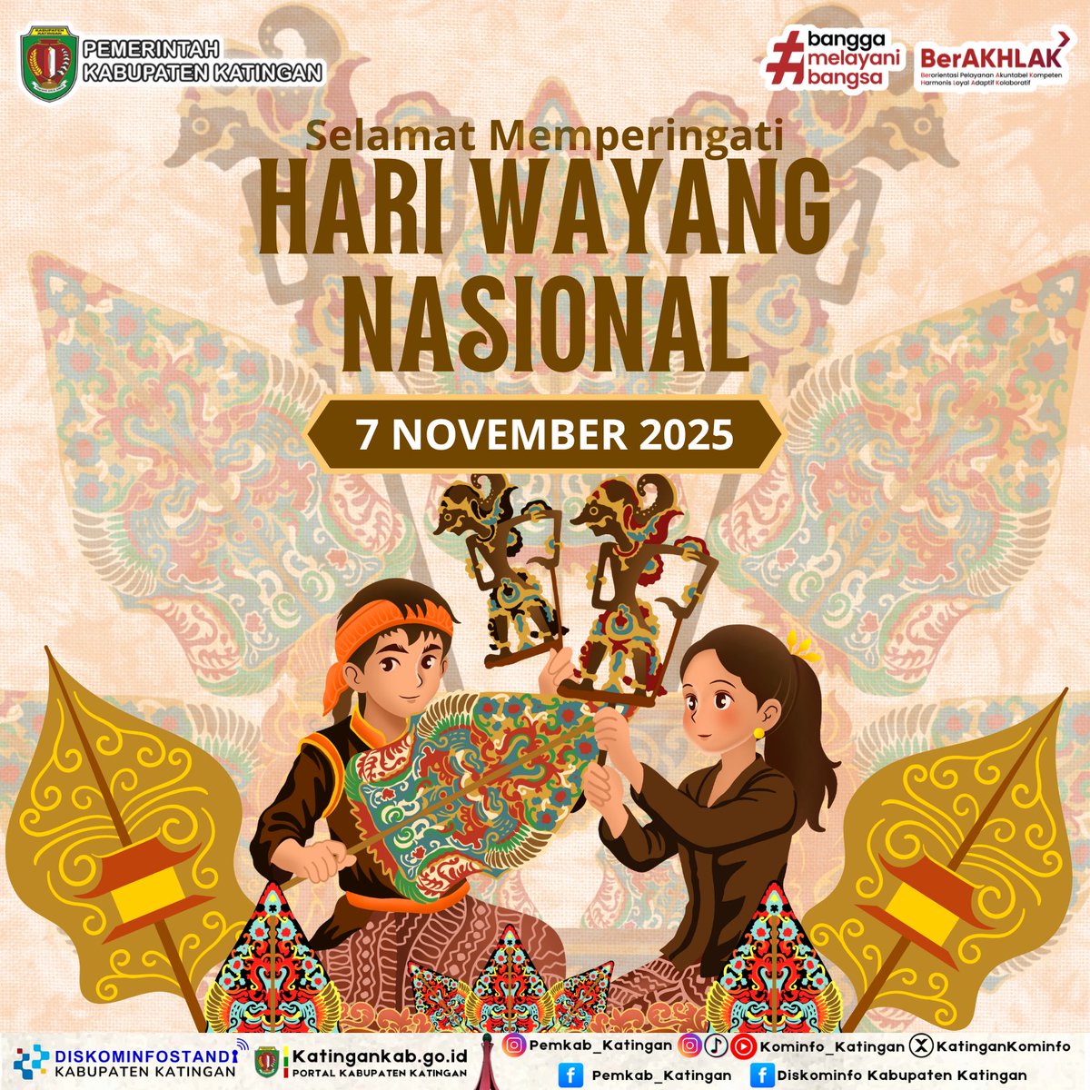 Wayang bukan sekadar hiburan, tapi media pendidikan dan filosofi kehidupan bangsa.
Di balik setiap tokoh dan kisahnya, tersimpan nilai luhur tentang kejujuran, kesetiaan, dan perjuangan.
Mari lestarikan warisan budaya tak benda kebanggaan Indonesia ini.