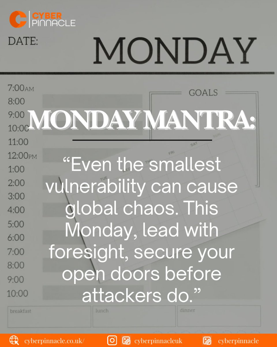 cyberpinnacleuk's tweet photo. Even trusted systems can have unseen cracks.
 Lead with foresight, secure your open doors before attackers do. 🔒
 👉 https://t.co/OhsHOmKKWx

 #CyberSecurity #MondayMotivation #CyberResilience https://t.co/ATwTte5Btp