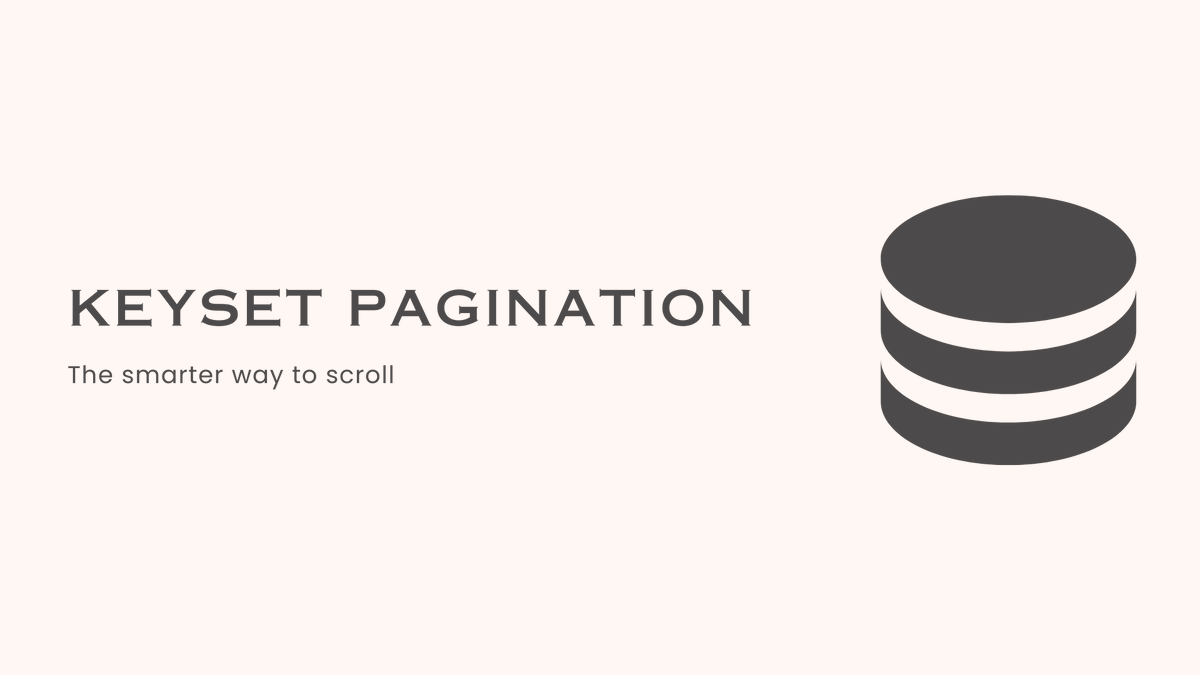 justallan__'s tweet photo. I've written an article about pagination, explaining the performance difference between OFFSET/LIMIT and the more scalable Keyset method.

If you'd like to read it, you can use this link: https://t.co/gwnVUlngfB https://t.co/KUag6Z27GI