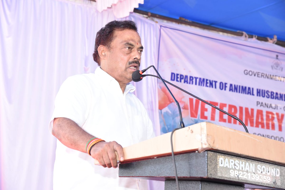 Minister for Animal Husbandry and Veterinary Services, Shri. <a href="/NilkantHalarnk1/">Nilkant Halarnkar</a> inaugurated New Veterinary Hospital at Sonsodo - Raia, in the presence of MLAs Shri. <a href="/ReginaldoGoa/">Aleixo Reginaldo Lourenco</a>,  Shri. <a href="/UlhasTuenkar/">ULHAS TUENKAR</a>,  Secretary (AH&amp;VS), Shri. Prasanna Acharya, IAS, Director, (AH&amp;VS), Dr. Nitin