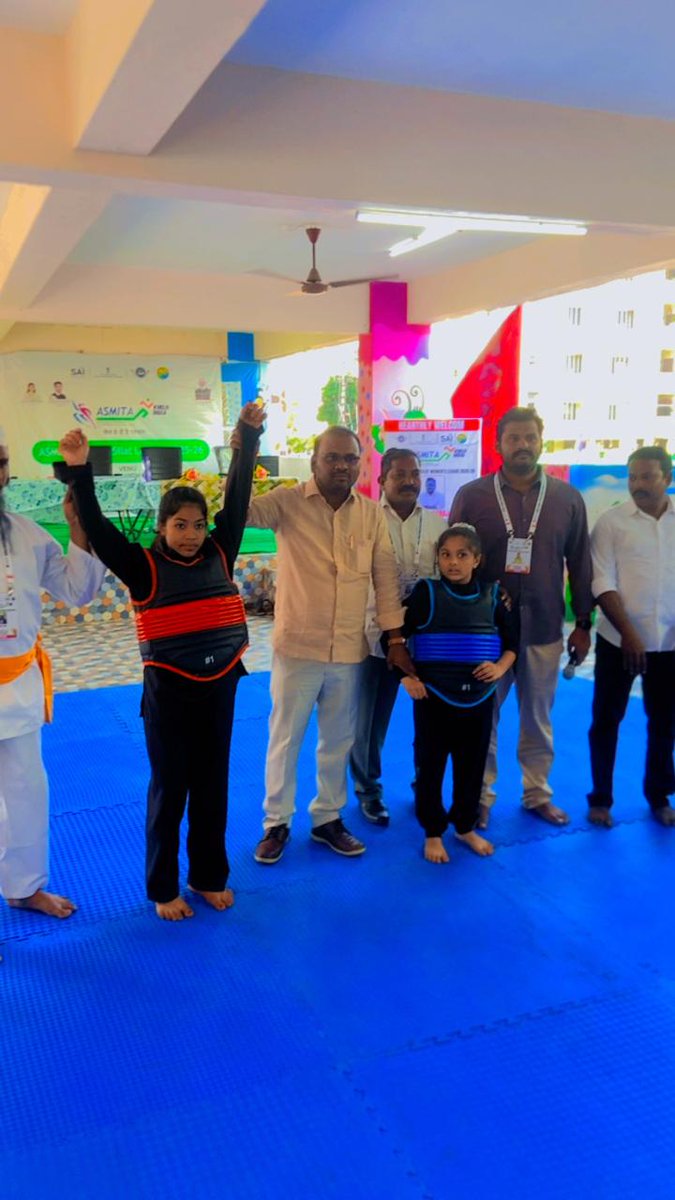 kheloindia's tweet photo. ✨ ASMITA PENCAK SILAT LEAGUE 2025–26 ✨

📅 Date: 9th November 2025
📍 Venue: Bhasyam High School, Sattenepalle, Palnadu, Andhra Pradesh

We are proud to announce the successful completion of the Asmita Pencak Silat League 2025–26, a celebration of discipline and sportsmanship. https://t.co/S0ihJP8QL6