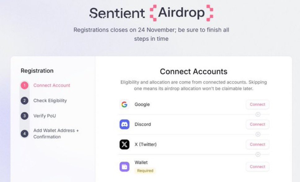 I think <a href="/SentientAGI/">Sentient</a> is really about to take off soon.

Lately, people have been talking about a leaked airdrop page, and it seems like the team might finally be getting ready to drop their $SENT token. Nothing confirmed yet, but it’s starting to feel close.

You can tell they’ve