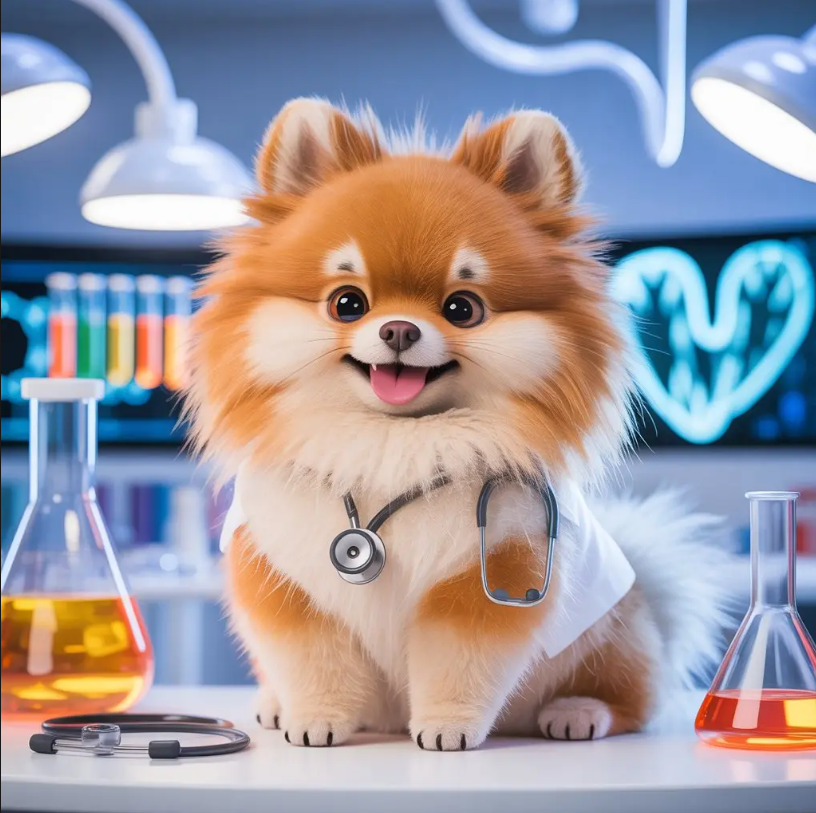 🩺 Why POMS? Unraveling the Mystery Behind the Fluff! 🧡
Pomeranians are cute and loyal, but their sweet looks often conceal serious health battles.

They suffer from a mysterious disease that current technology standards (2024) haven't fully solved.

The POMS foundation was born