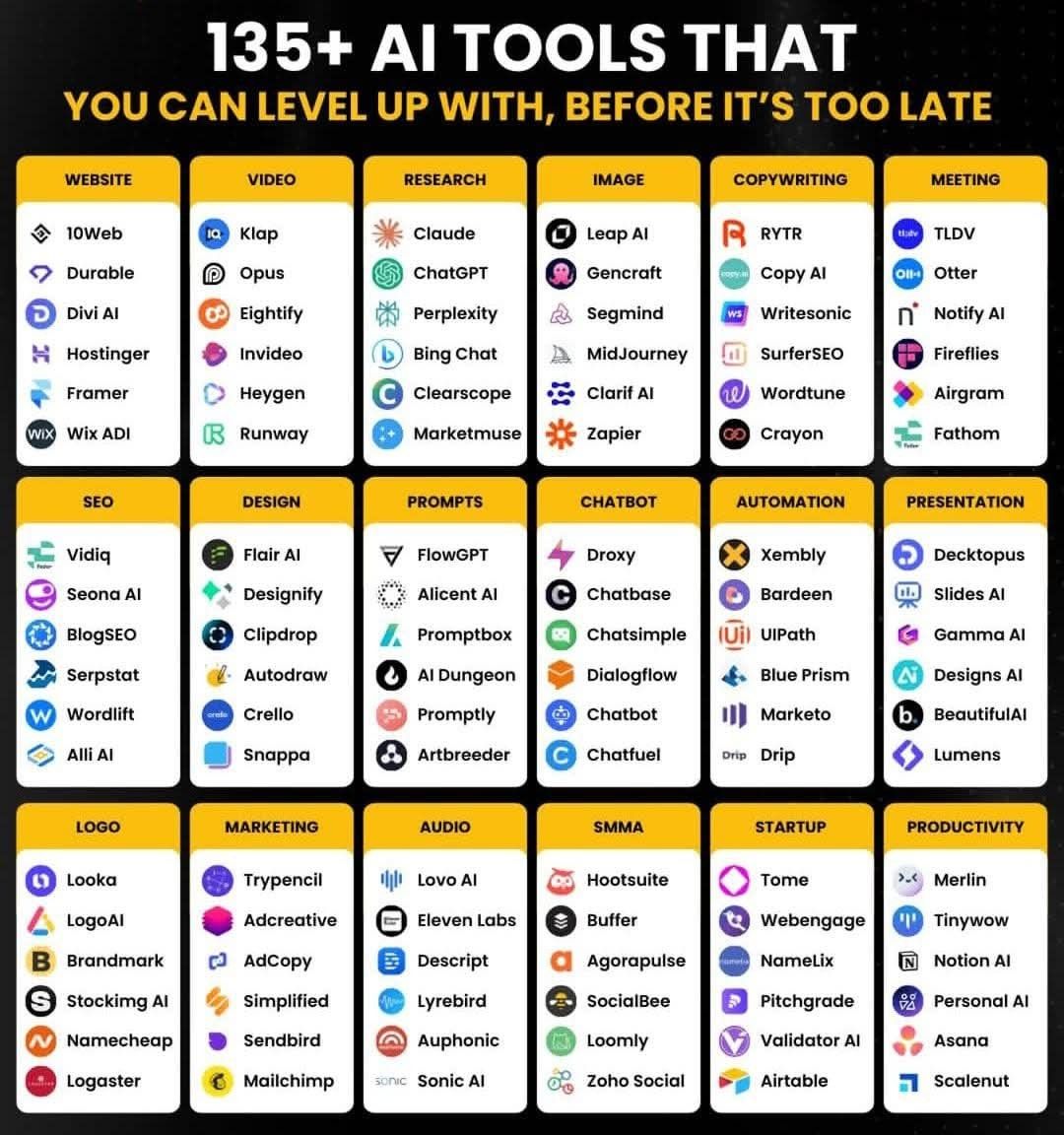 LightPdf's tweet image. Real talk: these AI tools should not be free. But they are.
• lightpdf.com/pdf-to-markdown  (PDF to Markdown)
• tome.app (AI Presentations)
• upscale.media (Image Upscaler)
• podcast.adobe.com (Enhance Speech)
• lumen5.com (Text-Video)