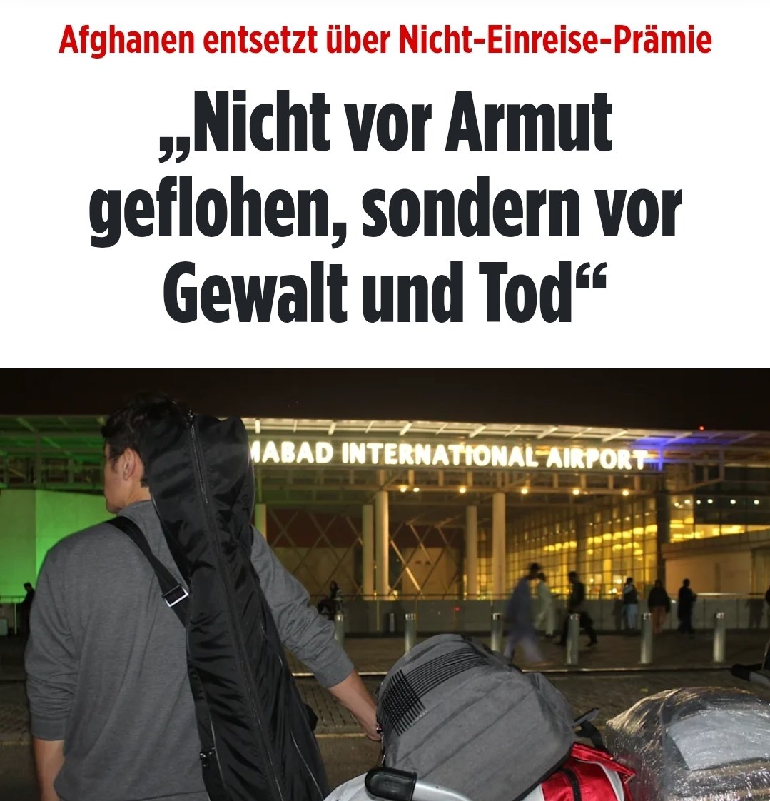 Zwischen Afghanistan und Deutschland liegen mind. 7 Länder. Warum gerade Deutschland? Weil wir das bessere Wetter haben oder was?