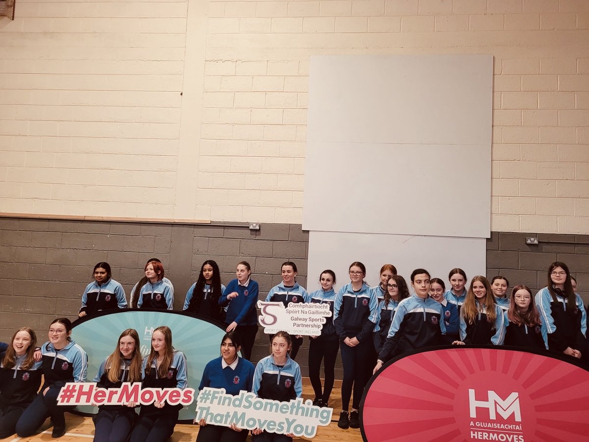 Yesterday our 1st 2nd 4th and 5th year girls took part in a Move2B workshop. Move2B uses sports as an agent for change to empower girls across Ireland. The facilitators highlighted and deconstructed the hidden practical and social barriers to sport.
