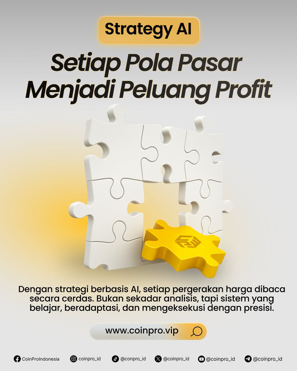 coinpro_id's tweet image. AI bukan sekadar indikator tambahan.
Ia menganalisis ribuan data pasar, mencari pola yang tak terlihat oleh mata manusia.
Dengan strategi AI, setiap keputusan trading menjadi lebih logis, presisi, dan efisien.
#AIBasedTrading #SmartTrade #TradingWithAI
#TradingEducation