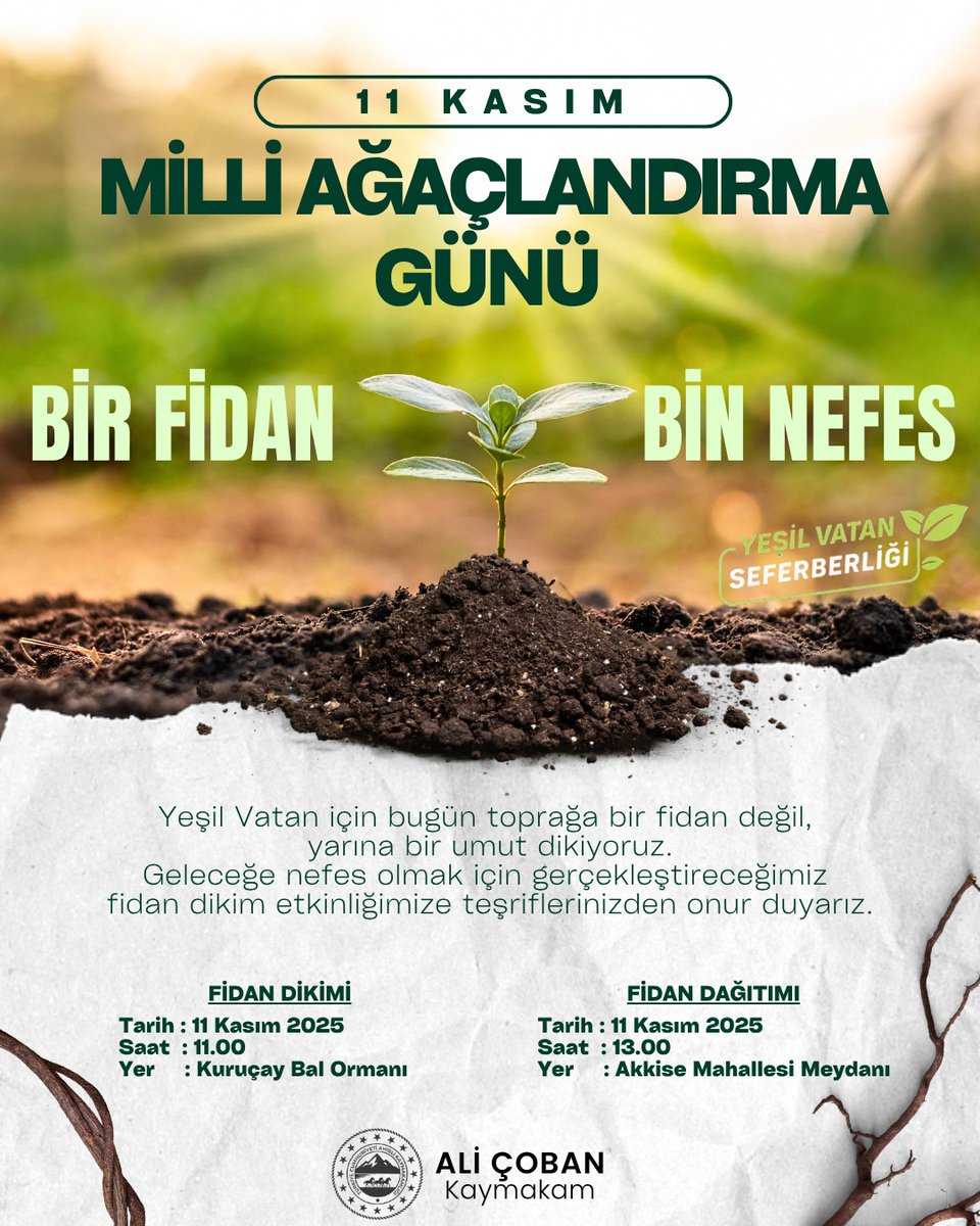 T.C. Ahırlı Kaymakamlığı (@ahirlikaymakam) on Twitter photo 