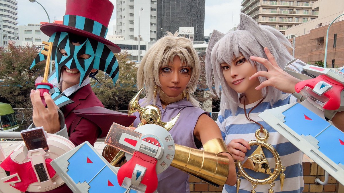 昨日アコスタでバトルシティだった🇪🇬

爆イケまゆめバクラと参加して、キヨさんのパンドラと会った✌️
ちゃんとグールズの刺客として働いてるか総帥自ら確かめてきたよ✨遊戯いなかったけどw
めちゃ楽しくて時間あっという間だった〜！

次のアコスタは来年！遊戯王！😈