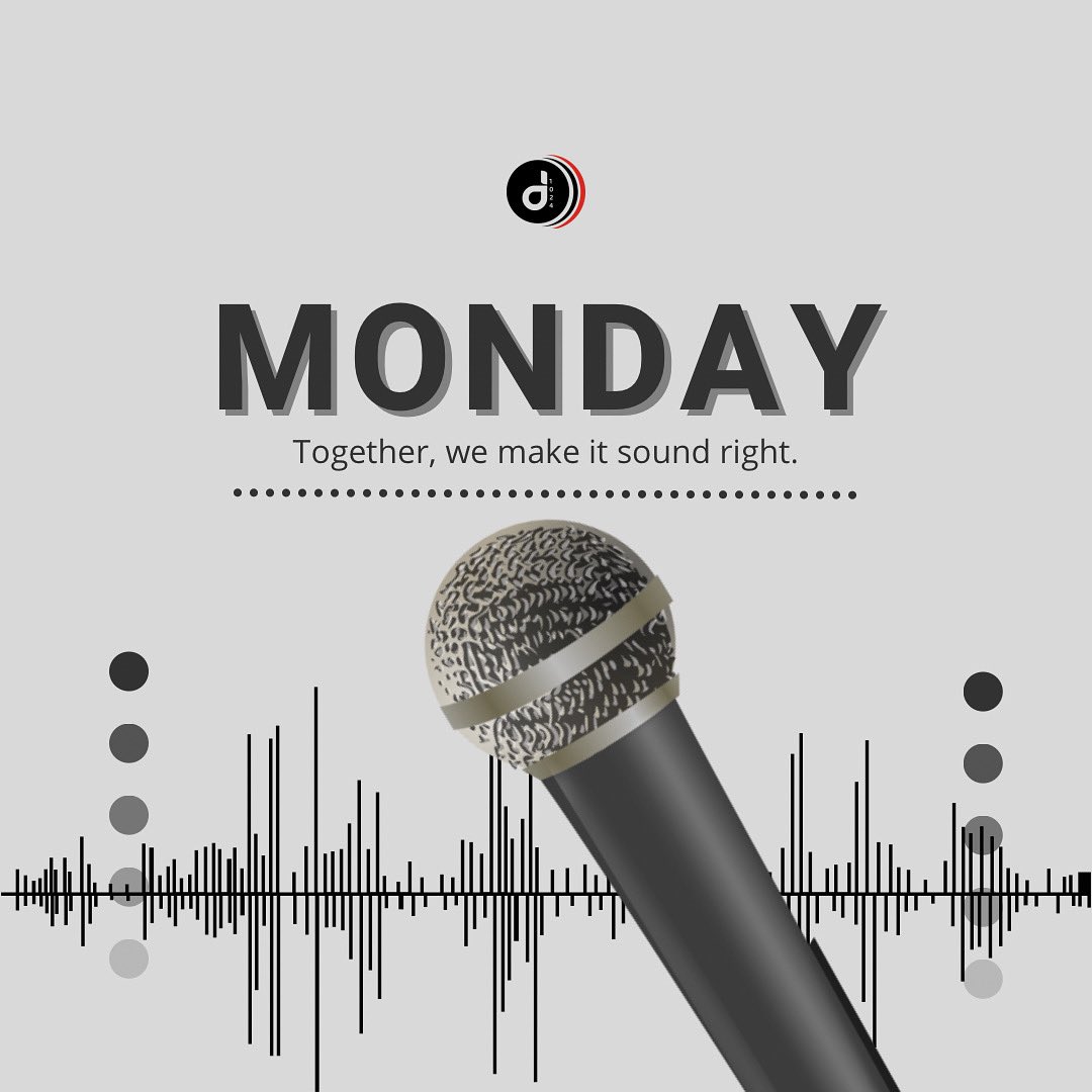 DIGITSSOUND's tweet image. Noise ends where we begin. Welcome to a new week!
#Digits1024 #MondayVibes #SoundEngineering #LiveAudio #MediaExperts