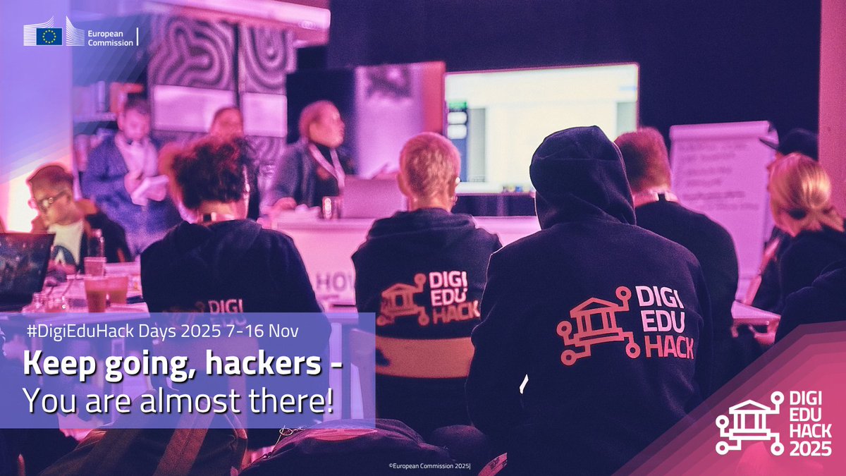 DigiEduHack's tweet image. 🧠 Mentors &amp;amp; experts will guide teams at #DigiEduHack 2025. 

It&apos;s about learning, collaboration, and refining ideas in the next 24 hours!

Explore all hackathons: digieduhack.com/challenges

#DigitalEducation #Hackathon #Students #Innovation #Education