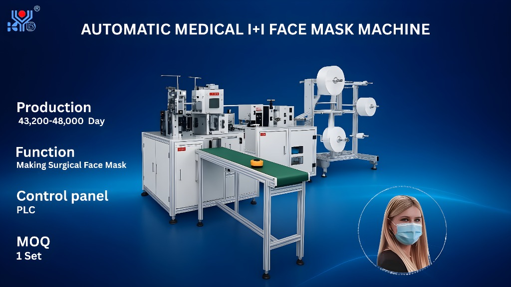 KYD_Precision's tweet image. The AUTOMATIC MEDICAL I+I FACE MASK MACHINE delivers 43,200–48,000 high-quality masks/day with full automation, defect detection &amp;amp; ultrasonic welding.

#automaticmaskmakingmachine #surgicalmaskmakingmachine #PPE