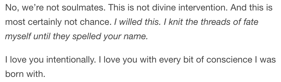 "what important lessons have you learned from being in a relationship"

🐱: sometimes red string theory is real. we were destined to get to know each other
🐻: no i actively stalked you on twitter